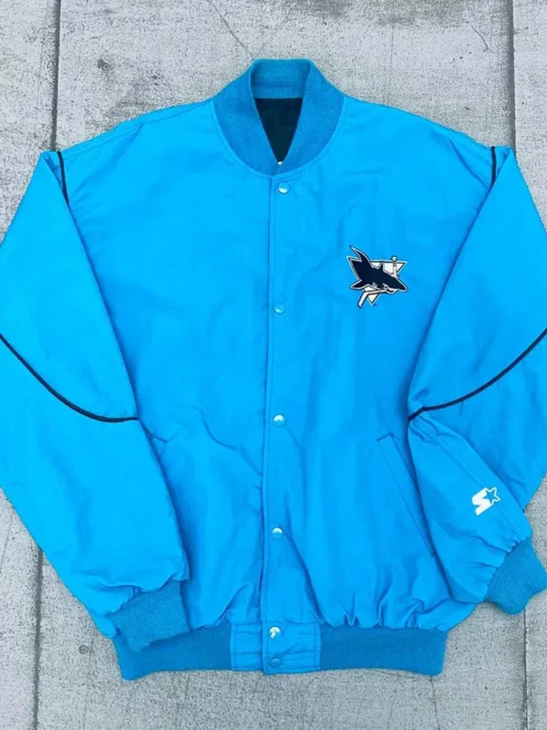 1990s San Jose Sharks Bomber Jacket