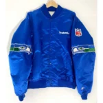 1990s Seattle Seahawks Royal Satin Jacket