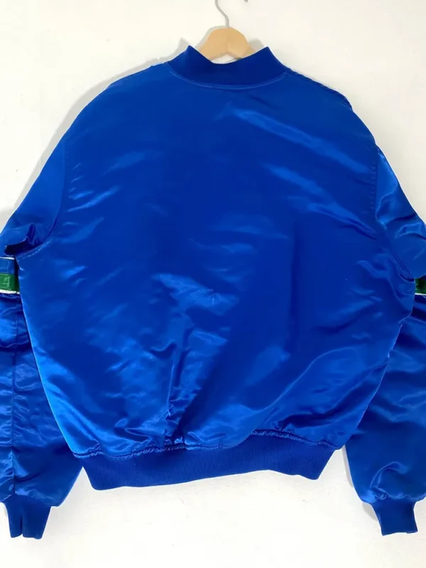 1990s Seattle Seahawks Royal Satin Jacket