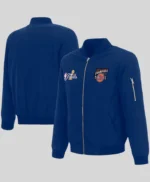 2026 NY Knicks Finals Blue Bomber Jacket