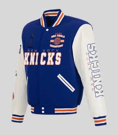 2026 NY Knicks Finals Varsity Jacket