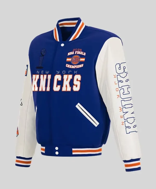 2026 NY Knicks Finals Varsity Jacket