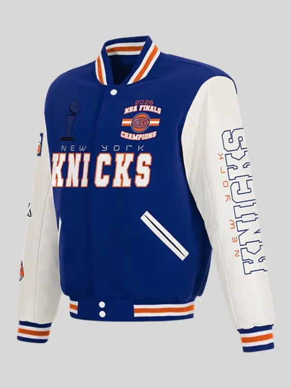 2026 NY Knicks Finals Varsity Jacket