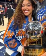 Playoff Game 2026 Jordyn Woods Knicks Jacket