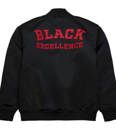 49ers Black Excellence Satin Jacket