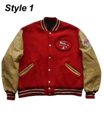 49ers SF Super Bowl Letterman Jacket