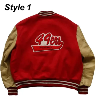 49ers SF Super Bowl Letterman Jacket
