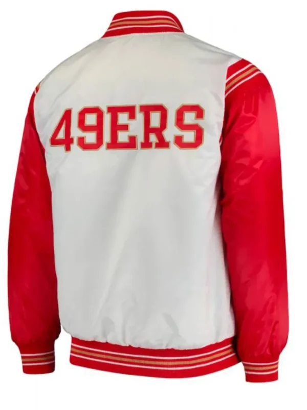 49ers San Francisco Red and White Starter Varsity Jacket