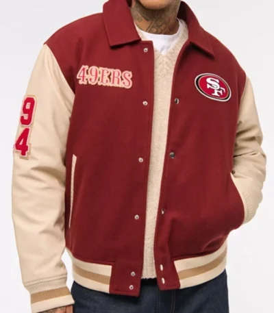 San Francisco 49ers Varsity Bomber Jacket