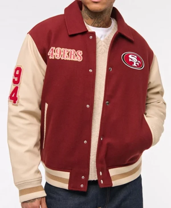 San Francisco 49ers Varsity Bomber Jacket