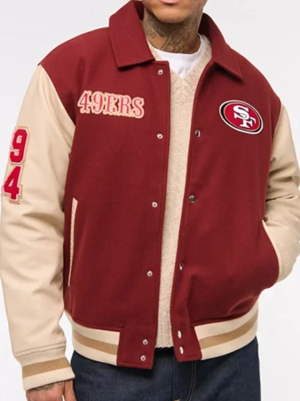 San Francisco 49ers Varsity Bomber Jacket