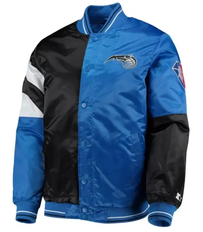 75th Anniversary Orlando Magic Leader Color Block Satin Jacket
