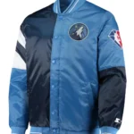 75th Anniversary T-Wolves Leader Color Block Jacket