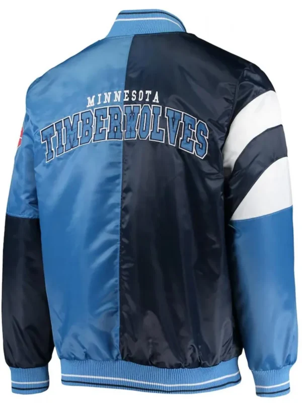 75th Anniversary T-Wolves Leader Color Block Jacket