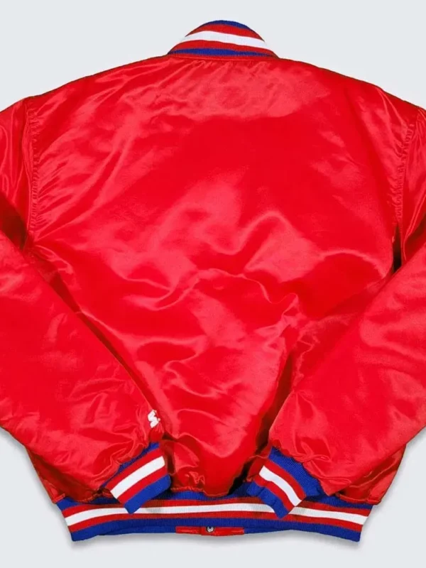 76ers Philadelphia Sixers Vintage Red Jacket