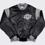 80s Los Angles Kings Black Bomber Jacket