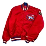 80s Montreal Canadiens Red Bomber Jacket