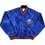 80s NY Islanders Blue Bomber Jacket