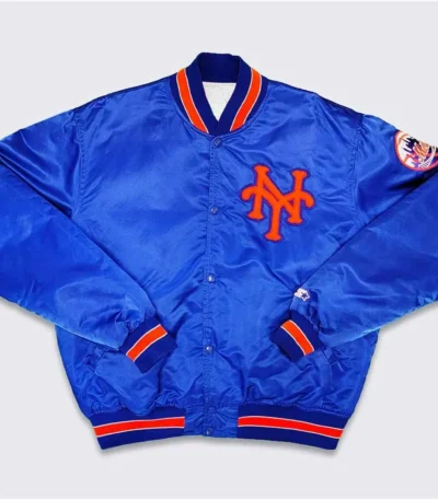80s New York Mets Blue Bomber Jacket
