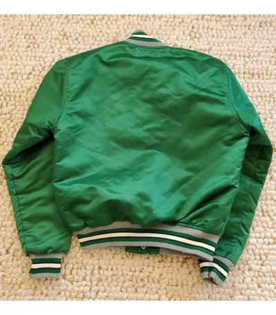 80’s Philadelphia Eagles Bomber Green Satin Jacket