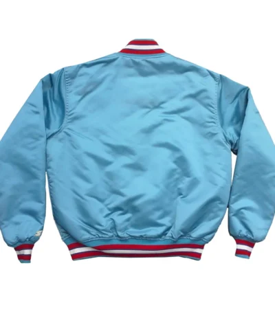 80s Sacramento Kings Mint Satin Jacket