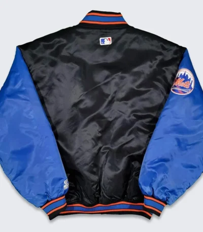 90s New York Mets Black and Blue Jacket