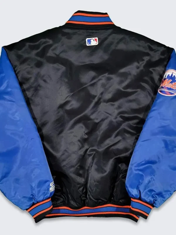 90s New York Mets Black and Blue Jacket