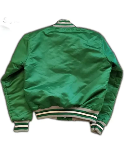 90’s Philadelphia Eagles Green Satin Bomber Jacket
