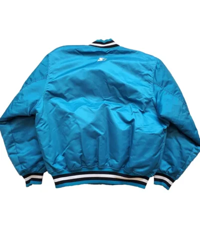 90s San Jose Sharks Blue Satin Jacket