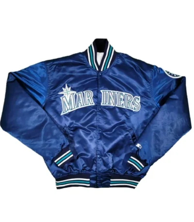 90’s Seattle Mariners Navy Bomber Jacket