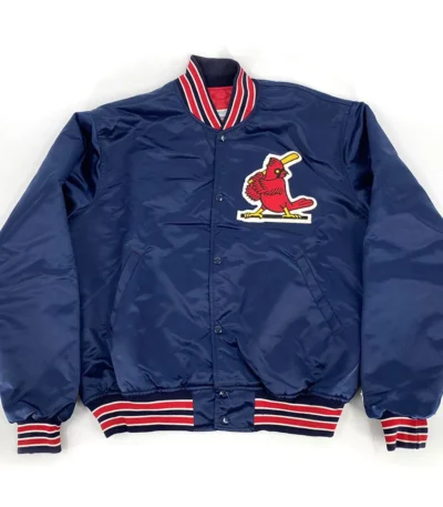 90s St Louis Cardinals Blue Jacket