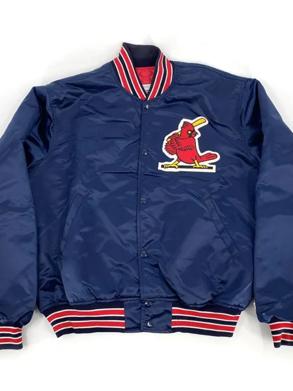 90s St Louis Cardinals Blue Jacket