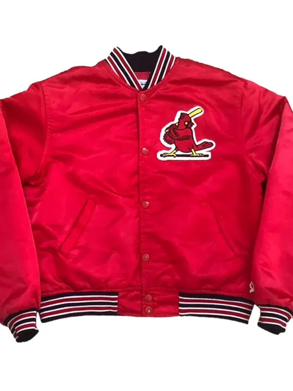 90s St Louis Cardinals Red Jacket