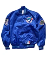 90’s Toronto Blue Jays Blue Satin Jacket