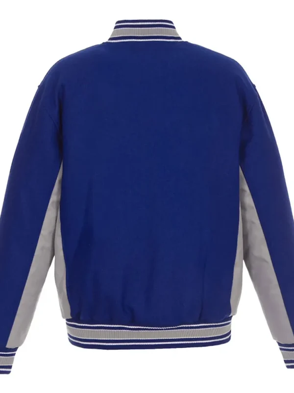 Accent Toronto Maple Leafs Varsity Royal-Gray Wool Jacket