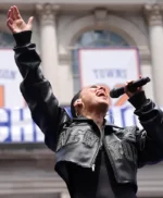 Alicia Keys Knicks Parade Jacket