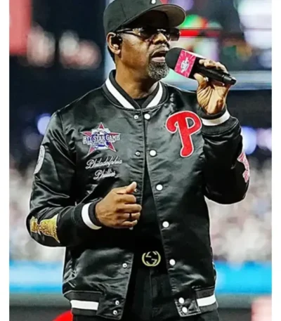 All-Star Game 2026 Boyz II Black Satin Jacket