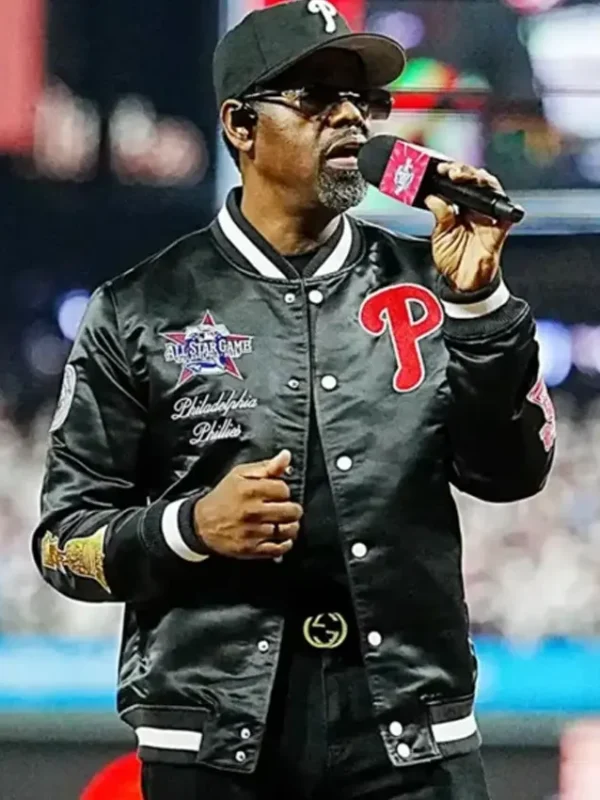 All-Star Game 2026 Boyz II Black Satin Jacket