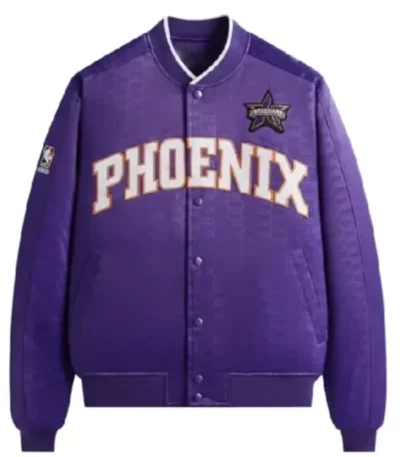 All Star Phoenix Suns Purple Bomber Jacket