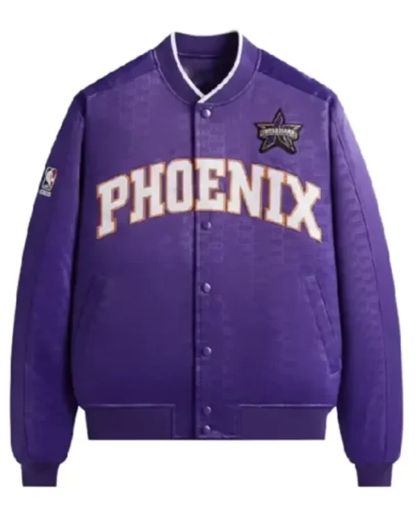 All Star Phoenix Suns Purple Bomber Jacket