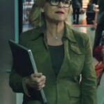 Amy Sedaris Elsbeth S03 Suede Leather Jacket