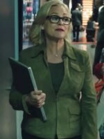 Amy Sedaris Elsbeth S03 Suede Leather Jacket
