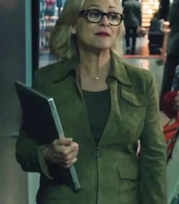 Amy Sedaris Elsbeth S03 Suede Leather Jacket
