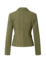 Amy Sedaris Elsbeth S03 Suede Leather Jacket - Image 4