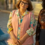 Ann Holiday Palm Royale Pink Vest