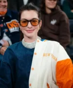 Anne Hathaway Knicks Jacket