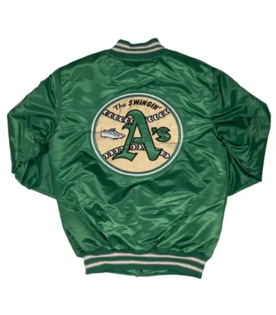 Oakland Athletics Anniversary Satin Jacket