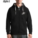 Antigua Victory Philadelphia Eagles Full-zip Fleece Hoodie