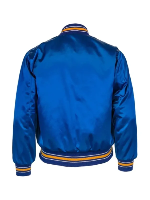 Seattle Mariners 1982 Bomber Blue Satin Jacket