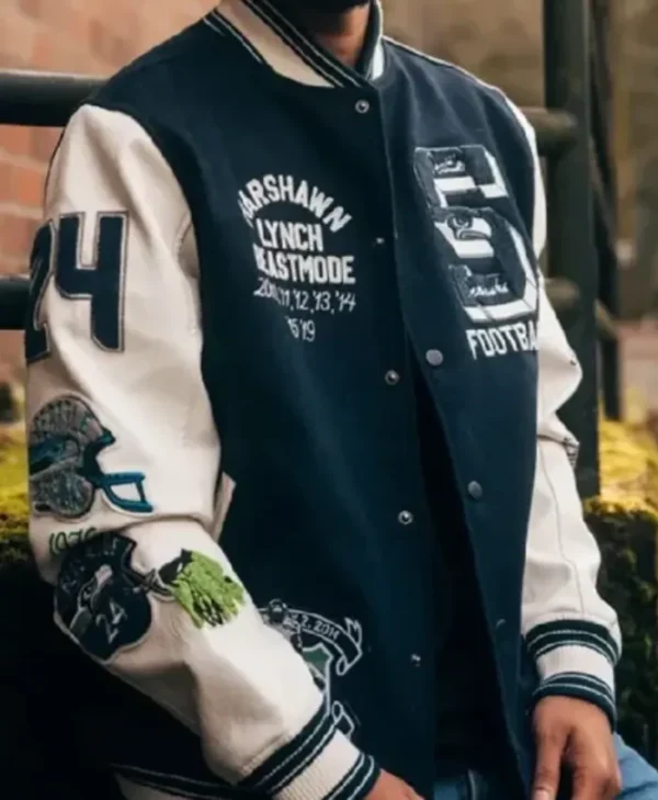 Beastmode Seahawks Varsity Jacket